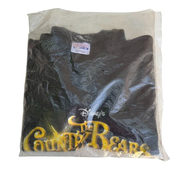 Disneys The Country Bears 2002 Tour Black Graphic T-Shirt Hanes Beefy-T New L - Picture 7 of 10
